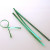 Bindstrips 15,2x0,4cm Groen Metallic Plastiek (1000 stuks) [TT6MGR]