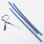 Bindstrips 15,2x0,4cm Blauw Metallic Plastiek (1000 stuks) [TT6MB]