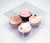 Plastiek Doosjes voor 4 Cupcakes of muffins 19,1x17,8x10,2cm (100 stuks) [CBS177]