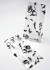 Bedrukte Zakken Vleermuizen 8,9x5,1x19,1cm met zijvouw (100 stuks) [G3BOO]
