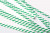 Bindstrips 15,2x0,4cm Papier Wit/Groen gestreept (1000 stuks) [TT6WGS]