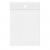 Gripzakken met Ophanggat 4,5x10cm Kristalhelder PP 50 Micron (100 stuks) [ZR13Q4]