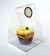 Zakkenset voor 1 Cupcake 10,2x10,2x22,9cm met Witte Kaart (100 stuks) [CBG4XL]