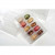 Plastiek Doosjes set voor 10 Macarons 12,9x5,1x19,1cm incl. Interieur (25 stuks) [MBS2]