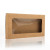 Kraft Paper Window Box with Attached PET Sheet 10 x 2.1 x 13.8cm (25 Pieces) [WKRG313]