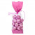 Bedrukte Zakken Roze 6,7x4,8x27,3cm met zijvouw (100 stuks) [G2PK]
