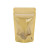 Stazakken Transparant/Goud 10,2x6x15,2cm | 57 gram (100 stuks) [ZBGGC2]