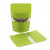 Stazakken Rijstpapier Groen 10 x 6 x 15.2 cm | 57 gram (100 stuks) [ZBGR2GR]