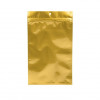 Gold Metallized Hanging Zipper Barrier Bags 10.2 x 16.5 cm (100 Pieces) [HZBB5MG]