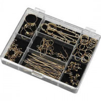 Sieraden onderdelen, verguld, 1set [HOB-100211]