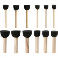 Foam tamponeerstokjes, d: 13-20-25-35 mm, 12div [HOB-10409]