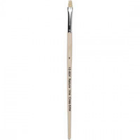 Nature Line kwasten,  4 , b: 7 mm, korte steel, 12stuks [HOB-10604]