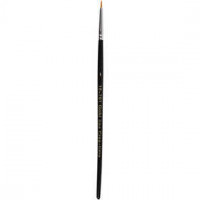 Gold Line penselen,  1 , b: 2 mm, rond, 12stuks [HOB-10701]