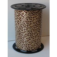 Krullint met Luipaard Print 10 mm x 225 mtr (1 rol) [HV-PLS10LE]