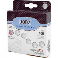 Dodz Zelfklevende Dots , d: 12 mm, dikte 2 mm, groot, 100stuks [HOB-11568]