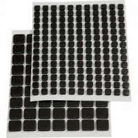 3D Foam Squares, afm 10x10x2 mm, afm 5x5x2 mm, zwart, 217div [HOB-11588]