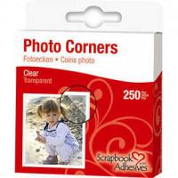 Foto hoeken,  10 mm, helder, 250stuks [HOB-11597]