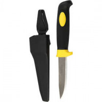 Mes met beschermhoes, l: 10 cm, b: 2,5 cm, 1stuk [HOB-13088]