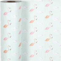 Cadeaupapier, b: 50 cm,  80 gr, flamingo, 150m [HOB-19040]