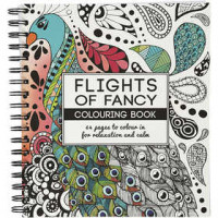 Kleurboek, afm 19,5x23 cm,  64 pagina´s, Flights of Fancy, 1stuk [HOB-19284]