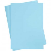 Gekleurd karton, A2 420x600 mm,  180 gr, hemelsblauw, 100vellen [HOB-213056]