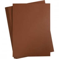 Gekleurd Karton , A2 420x600 mm,  180 gr, koffiebruin, 100vellen [HOB-21325]