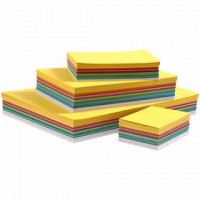 Lente karton,  A3+A4+A5+A6 ,  180 gr, diverse kleuren, 1500div vellen [HOB-21431]