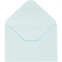 Envelopes, size 11.5x16 cm, 110 g, 10 pcs, light blue [HOB-217018]