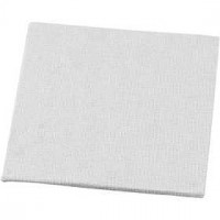 Canvas paneel, afm 10x10 cm, dikte 3 mm, wit, 1stuk, 280 gr [HOB-225000]