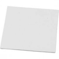 Canvas paneel, afm 12,4x12,4 cm, dikte 3 mm, wit, 1stuk, 280 gr [HOB-225010]