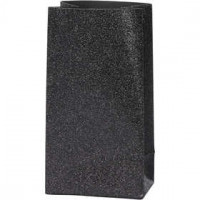 Papieren zakken, h: 17 cm, afm 6x9 cm, zwart, 8stuks, 170 gr [HOB-23139]