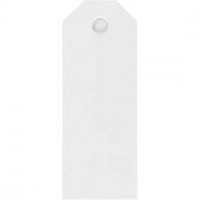 Manila Tags, size 3x8 cm, 220 g, 20 pcs, white [HOB-234011]