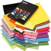 Color Bar papier, A4 210x297 mm,  100 gr, diverse kleuren, unikleurig, 160div vellen [HOB-25337]