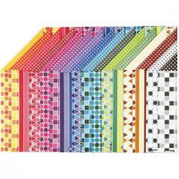 Color Bar papier, A4 210x297 mm,  100 gr, bedrukt, 16div vellen [HOB-26020]