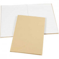 Notitieboek, A4 21x30 cm, bruin, 1stuk [HOB-264550]