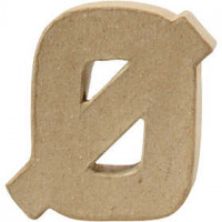 Letter, klein, Ø , h: 10 cm, dikte 2 cm, 1stuk [HOB-26595]