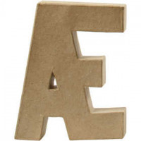 Letter, groot, Æ , h: 20,5 cm, b: 16 cm, 1stuk, dikte 2,5 cm [HOB-26597]