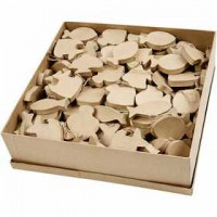 Vissen, h: 8 cm, dikte 12 mm, 162stuks [HOB-26792]