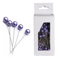 Spelden met knop 8 mm Lila [IFS-27637]