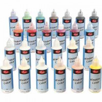 Window Color verf, diverse kleuren, 25x80ml [HOB-30400]