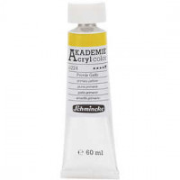 Schmincke AKADEMIE® Acryl color , primary yellow (224), semi-opaque, good fade resistant, 60ml [HOB-318550]