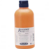 Schmincke AKADEMIE® Acryl color , cadmium orange hue (227), semi-transparent, good fade resistant, 500ml [HOB-31858]