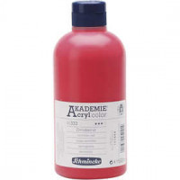 Schmincke AKADEMIE® Acryl color , vermilion red (333), semi-transparent, fade resistant, 500ml [HOB-31860]