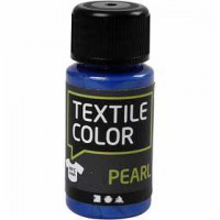 Textile Color, blauw, pearl, 50ml [HOB-33684]