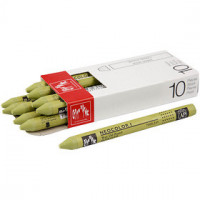 Neocolor I, dikte 8 mm, l: 10 cm, light olive (245), 10stuks [HOB-34008]