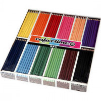 Colortime kleurpotloden, vulling: 3 mm, diverse kleuren, basis, 288stuks [HOB-38092]