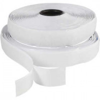 Klitteband haak en lussluiting, b: 20 mm, wit, zelfklevend, 5m [HOB-41020]