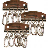 Metal Key Plate, L: 4.5 cm, 15 pcs [HOB-413849]
