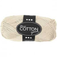 Katoengaren, l: 165 m,  6S/4 , beige, 50gr [HOB-421050]