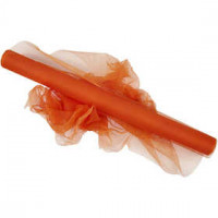 Tule, b: 50 cm, oranje, 5m [HOB-44612]